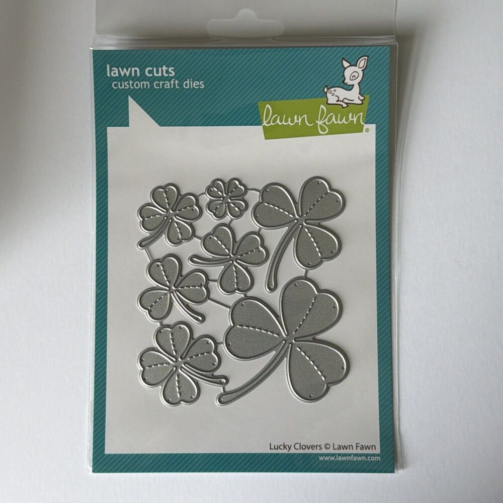 Lawn Fawn LF2813 Lucky Clovers Dies Lawn Cuts saint patricks day luck